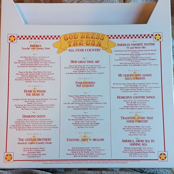 GOD BLESS THE USA BOXED RECORD SET - Picture 2 of 3